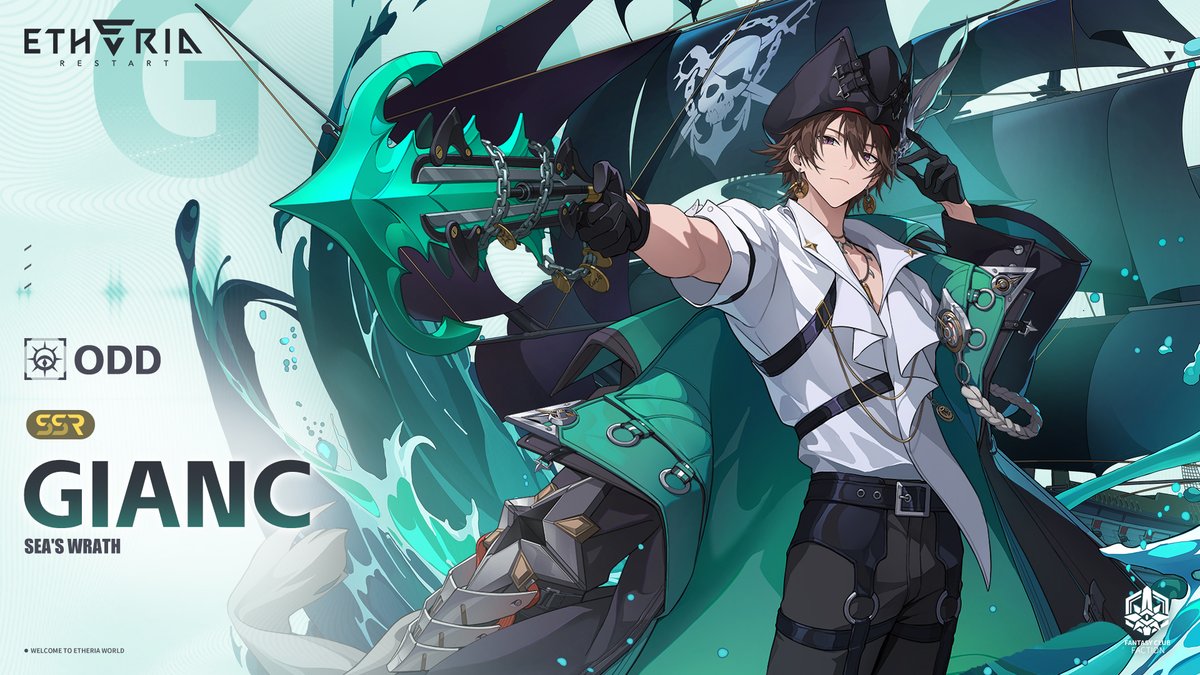 #AnimusPV #Gianc //Etheria ID: Gianc //Title: Sea's Wrath //Faction: Fantasy Club "The higher the crest, the more reason to ride it—then chase the next big wave. That’s what adventure is." #EtheriaRestart