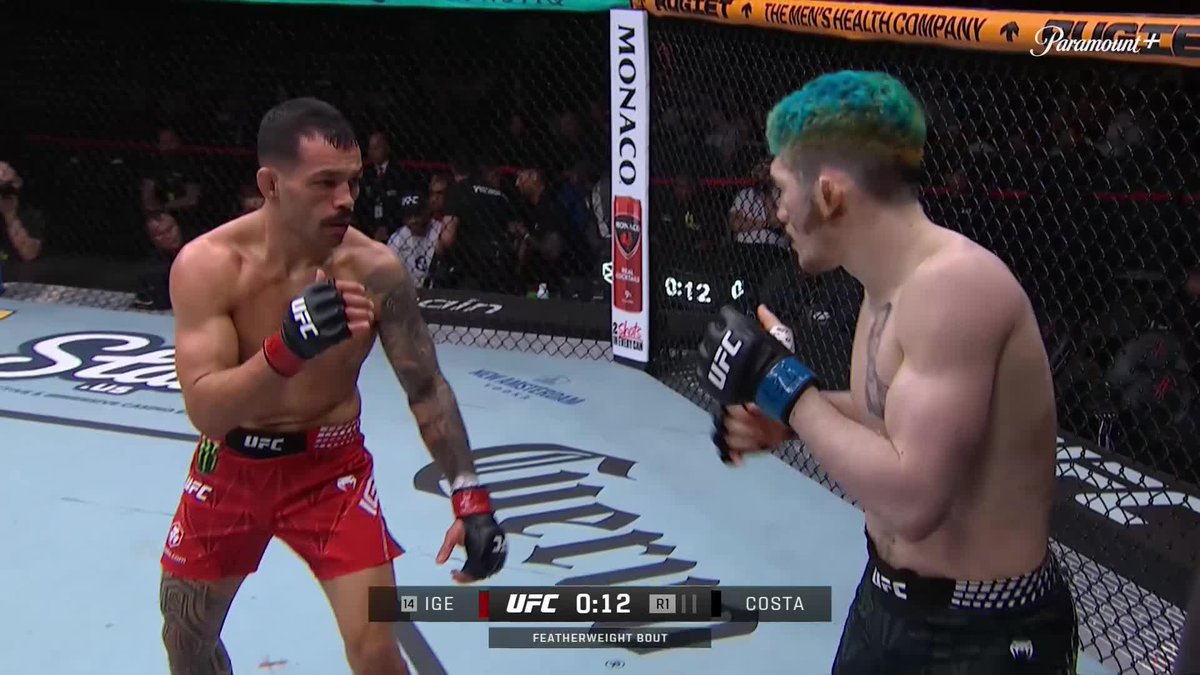 MELQUIZAEL COSTA KNOCKS OUT DAN IGE IN THE FIRST ROUND! THE FIRST MAN TO FINISH DAN IGE #UFCHouston