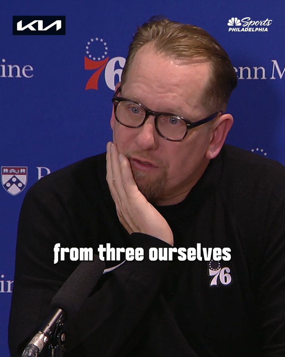 Nick Nurse breaks down where the Sixers fell short offensively and defensively in their matchup with the Pelicans. | Kia America