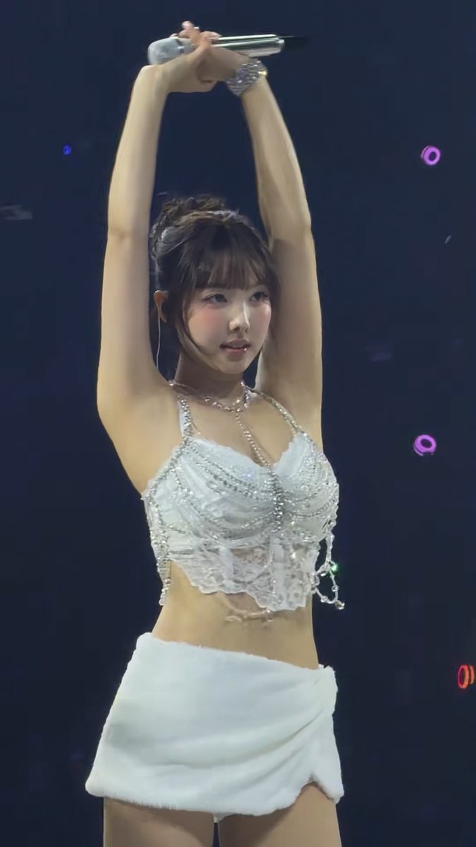 NAYEON WITH BANGS AND HAIR BUN