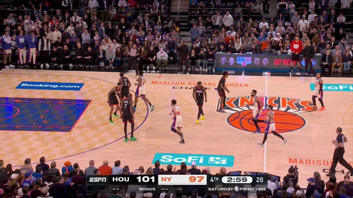 THE KNICKS HAVE TIED THE GAME AFTER BEING DOWN BY 18 IN THE 4TH Q 🔥 Ending of Rockets-Knicks NOW on ABC and the ESPN App