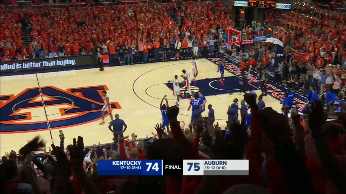 WHAT A WILD ENDING IN AUBURN 😮 Tigers get a big win over Kentucky!