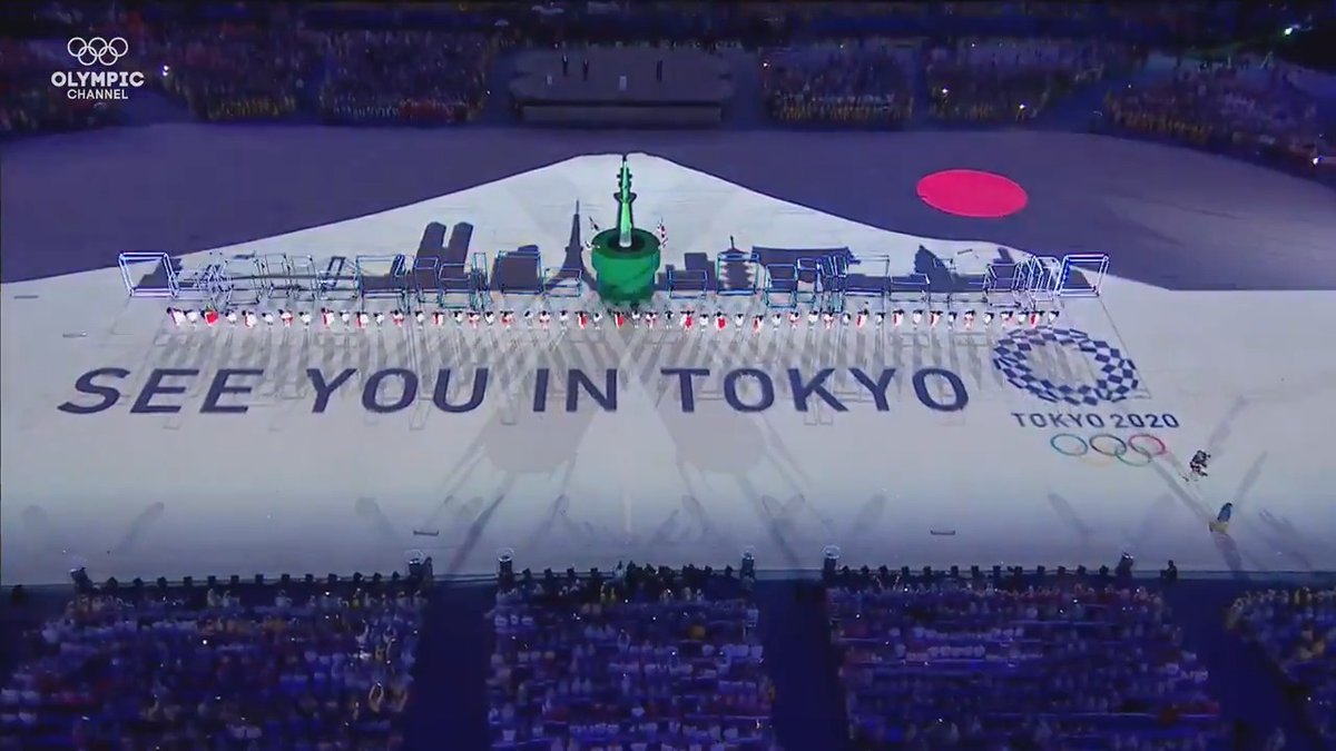 The handover for Tokyo 2020/1 was awesome, probably the best ever