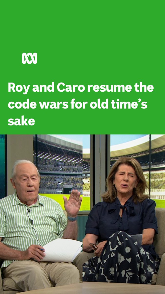 “I know you’re still upset about that bet you made with me...” Offsiders veterans Caroline Wilson and Roy Masters return to the panel for the 20th anniversary show to settle, once and for all, which footy code is Australia’s favourite. Watch Offsiders on ABC iview: