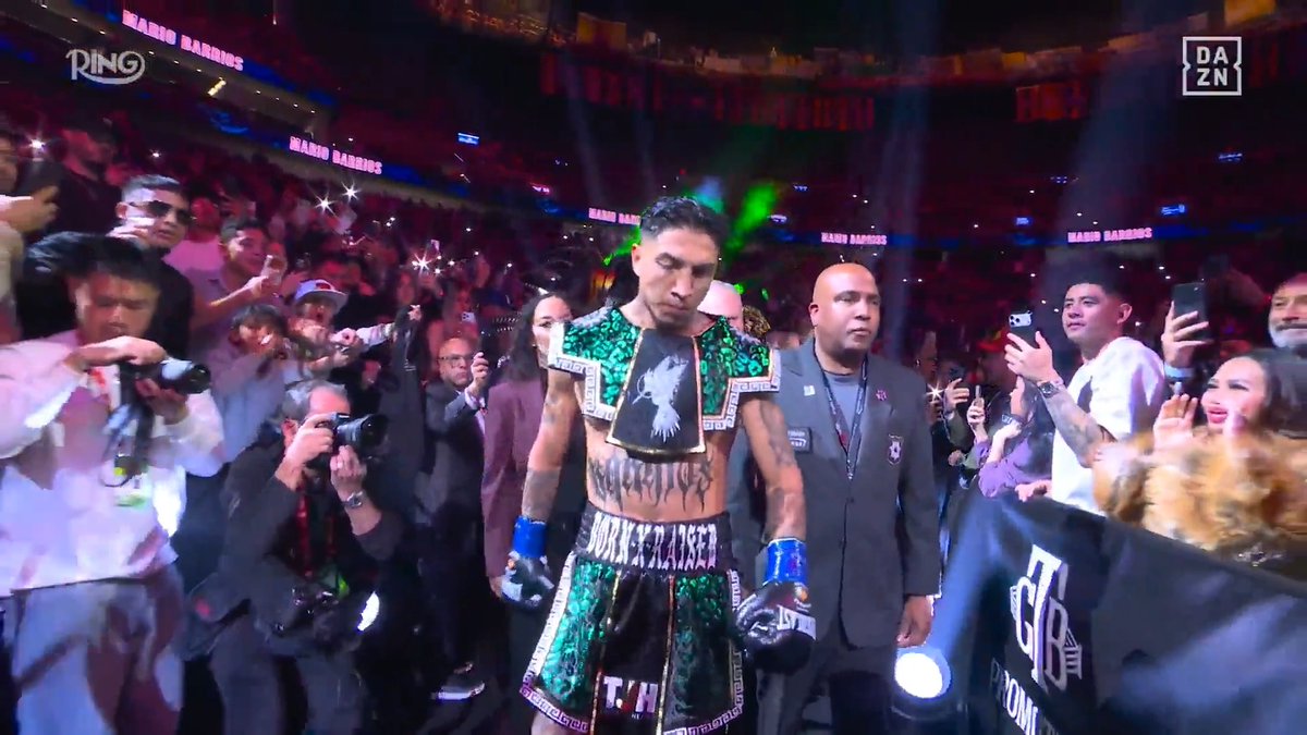 AZTECA THEMED WALKOUT FOR MARIO BARRIOS 🔥 The Ring: High Stakes is LIVE NOW on DAZN 📺