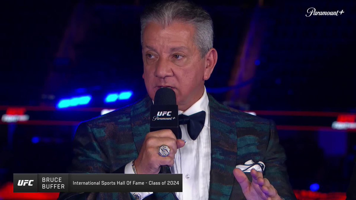 🚨| Bruce Buffer speaking on when he may retire, via the #UFCHouston post-show: “UFC 400 here I come, then I’ll make a decision after that.”