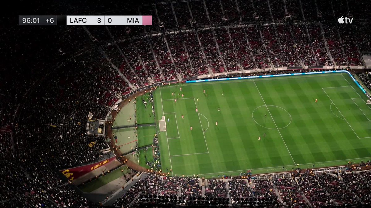 75,673 at the LA Memorial Coliseum 👏 Second-highest single-game crowd in MLS history.