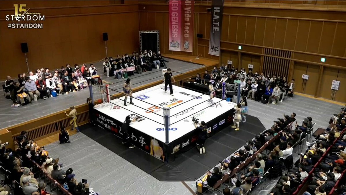 【2.22 神戸大会生配信‼】 ◆6人タッグマッチ 朱里＆壮麗亜美＆八神蘭奈 vs なつぽい＆さくらあや＆玖麗さやか