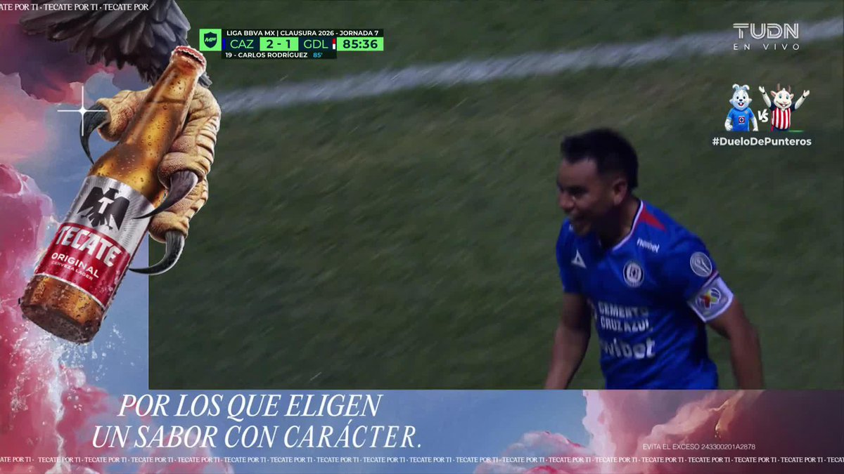 "Charly Rodríguez": Porque convirtió el gol para la victoria de Cruz Azul ante Chivas