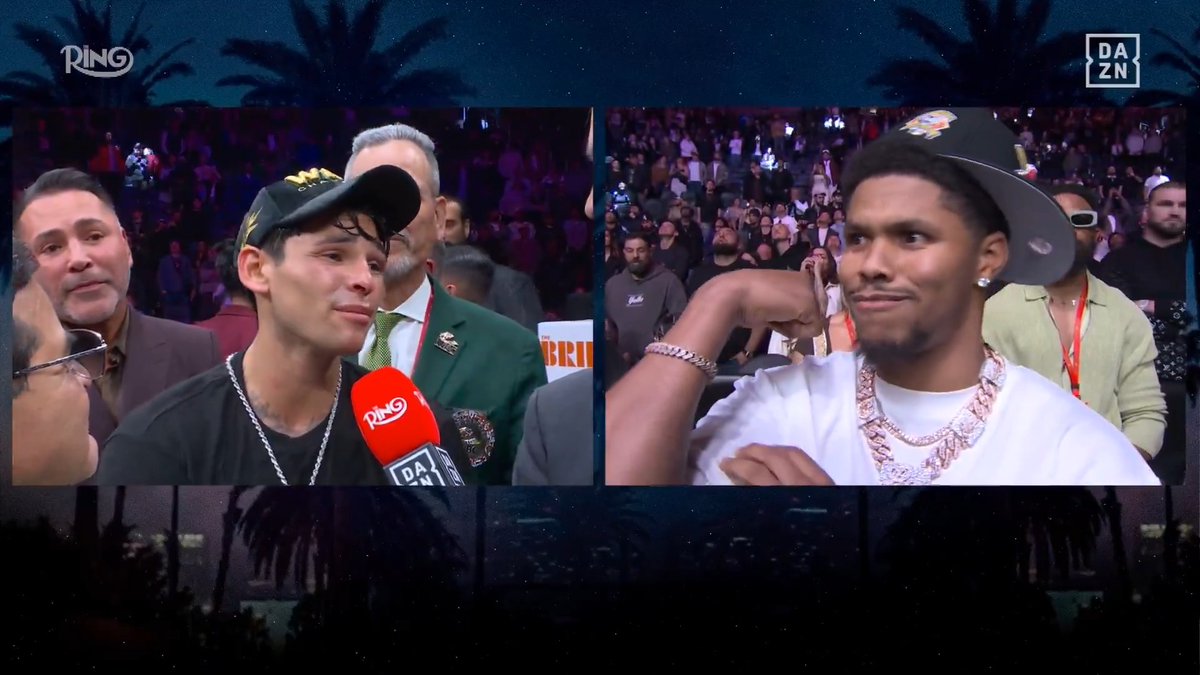 "SHAKUR STEVENSON LET'S GO!" Ryan Garcia calls out Shakur Stevenson 😳 The Ring: High Stakes on DAZN 📺