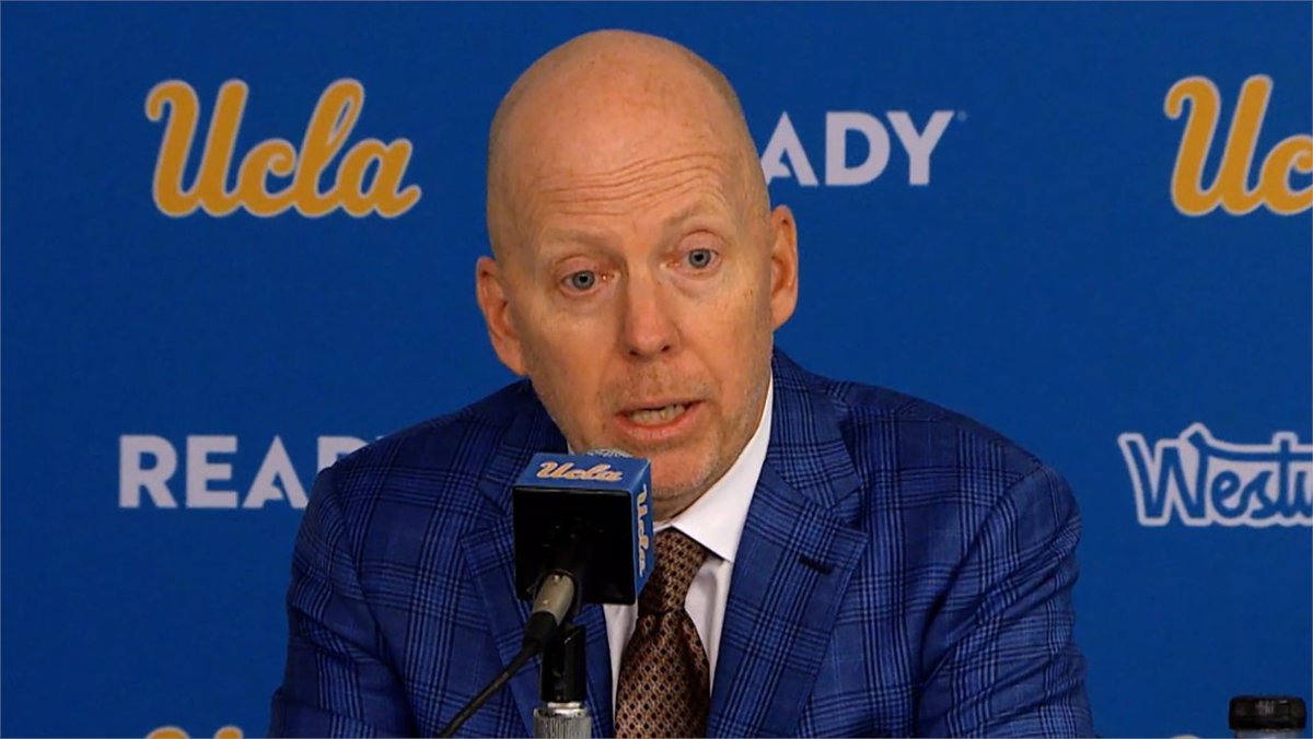 “Great college basketball game, and that's the second team to come in here as the number one offensive team in the country, and we got a win. As good as they were offensively in the first half, we haven’t given up much for the second half.” Coach Cronin, after UCLA’s win