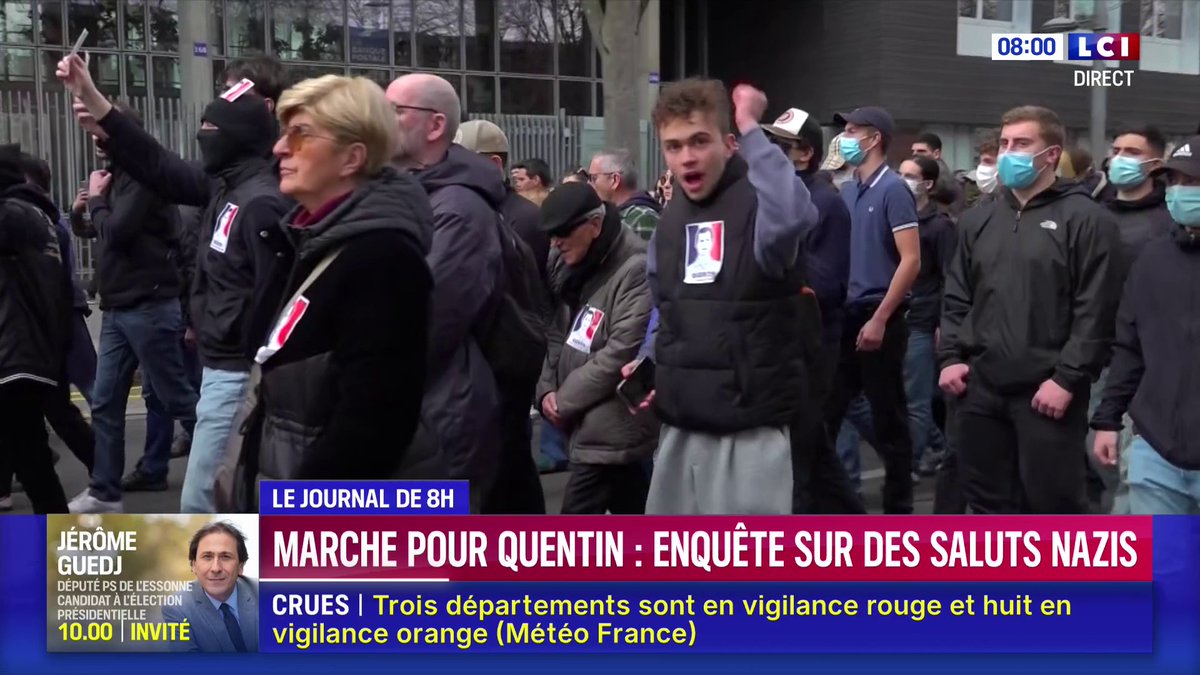 🔴 Marche en hommage à Quentin Deranque à Lyon : des saluts nazis signalés, la justice saisie