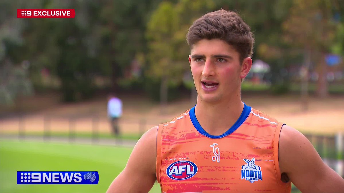 #EXCLUSIVE: North Melbourne star Harry Sheezel is considered a future Roos captain, and the 21-year-old is working hard to turn that dream into reality. #9News Joel Kennedy