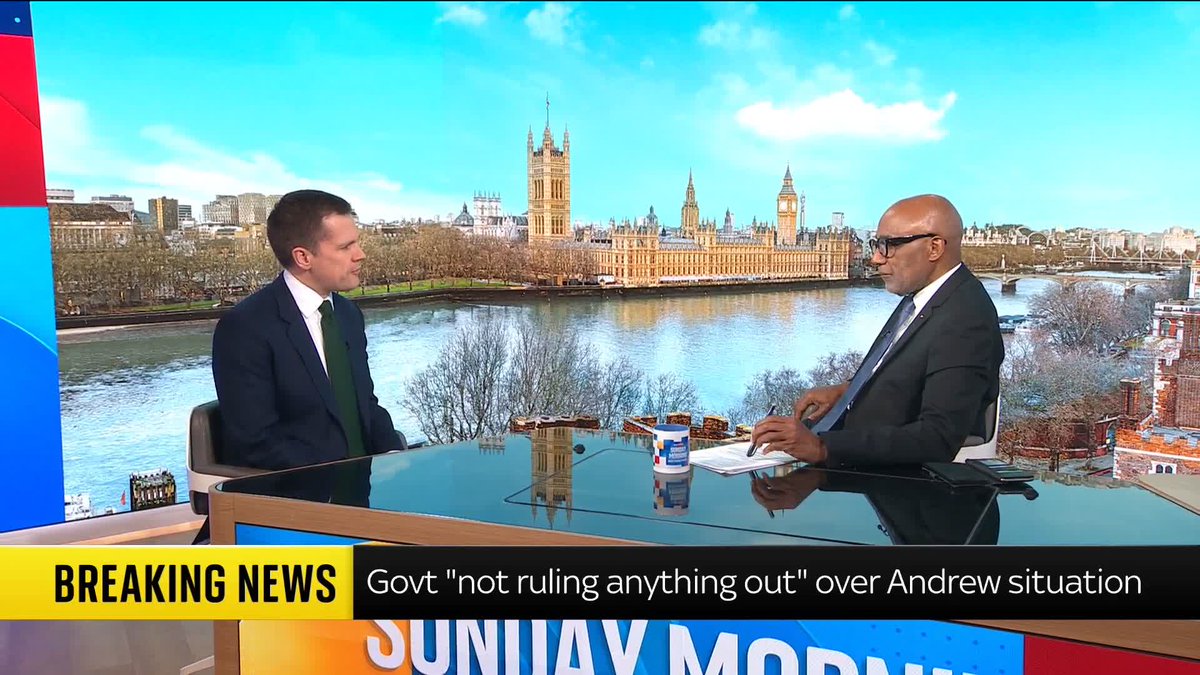 'My main emotion is sadness, really, for the King and the royal family and the victims of Jeffrey Epstein.' Robert Jenrick tells Trevor Phillips that Reform would support the removal of Andrew from the line of succession. Andrew denies any wrongdoing.