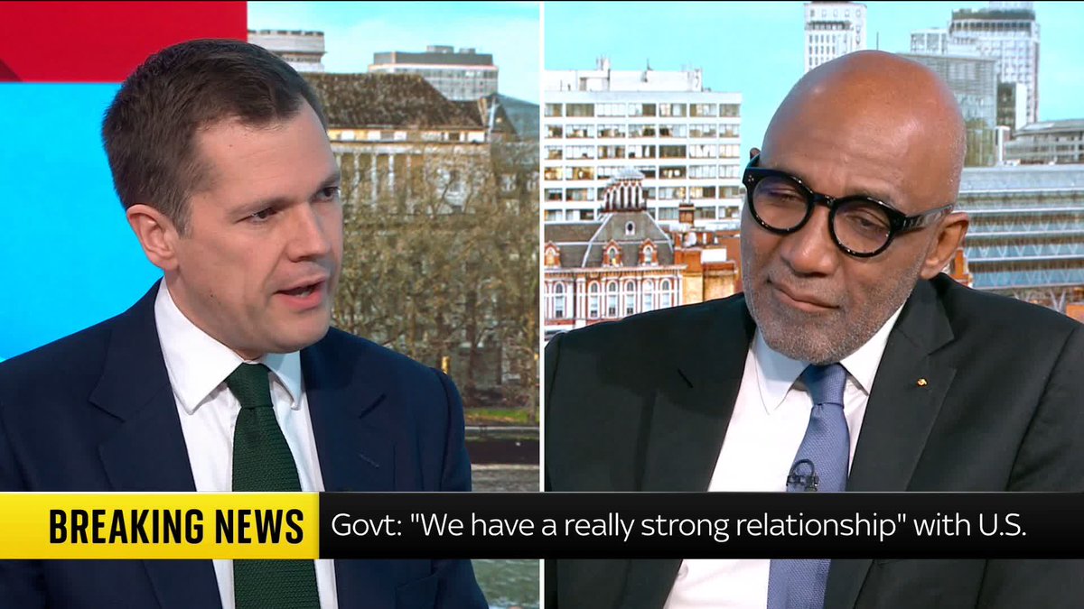 "Reform is not going to be taken for a ride by other countries, whether they're rivals like China or allies like the United States." Reform's Treasury spokesperson suggests Nigel Farage would be better at negotiating with President Trump over his tariffs than the British PM.
