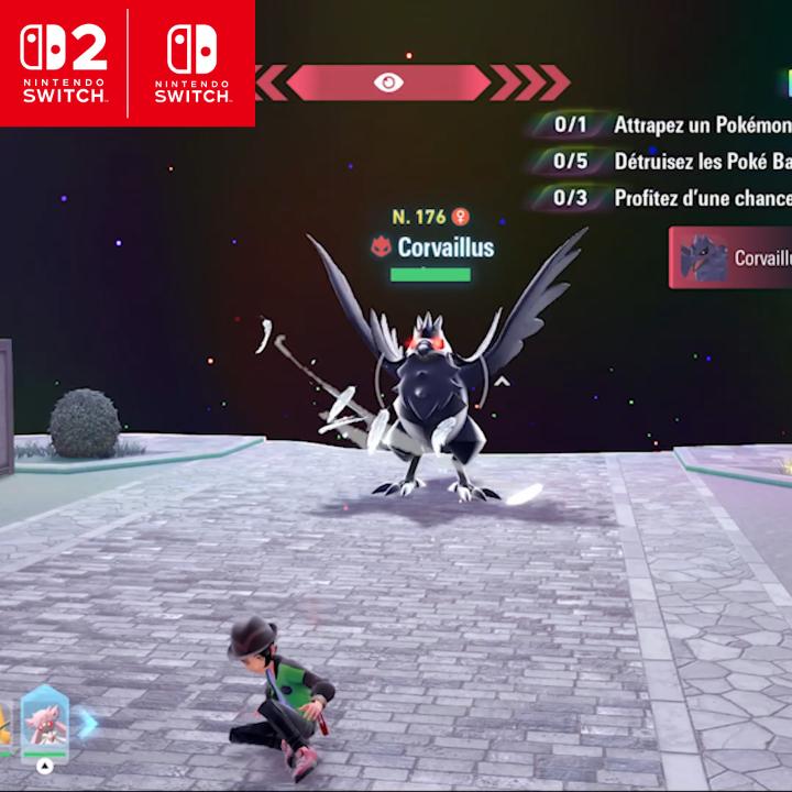 Ces yeux rouges et luisants... 🫣 Quel est le Pokémon Baron de niveau supérieur à 100 le plus terrifiant que vous ayez rencontré dans #LegendesPokémonZA #MégaDimension ?