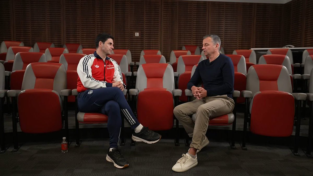 "This is where you want to be" Mikel Arteta wants his side to enjoy everything that comes with chasing the title 🏆