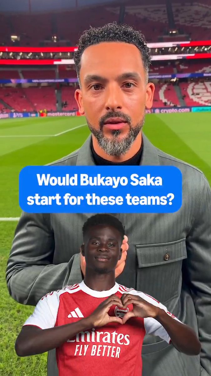 Would Bukayo Saka START for some of Europe's other elite clubs? ⚡️ We asked Theo Walcott 👀