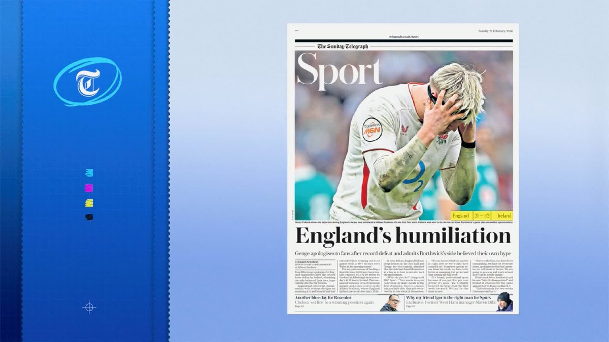"It's appalling, attention will turn to Steve Borthwick" Should England stick with Steve Borthwick after losing back-to-back Six Nations matches? 🤔