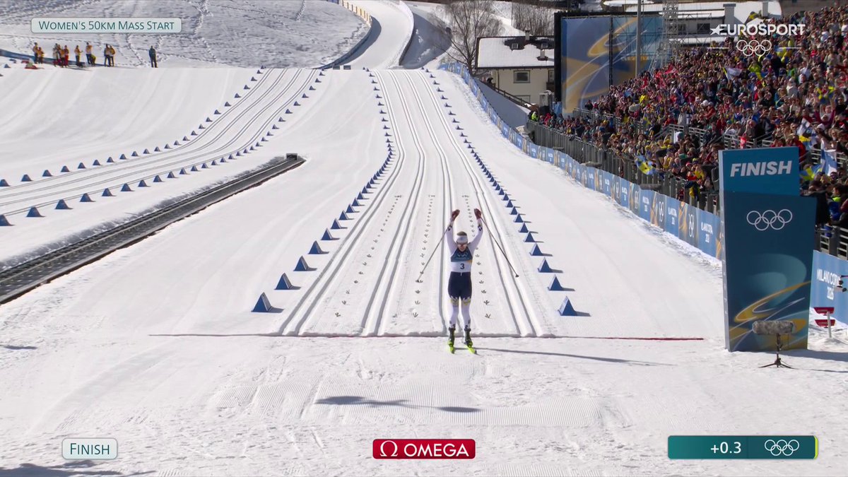EBBA ANDERSSON TAR OS-GULD I FEMMILEN 🤩🥇 Vilken revansch! 🇸🇪 📲 Streama hela OS i Milano Cortina 2026 på HBO Max och se det bästa på Eurosport 1.