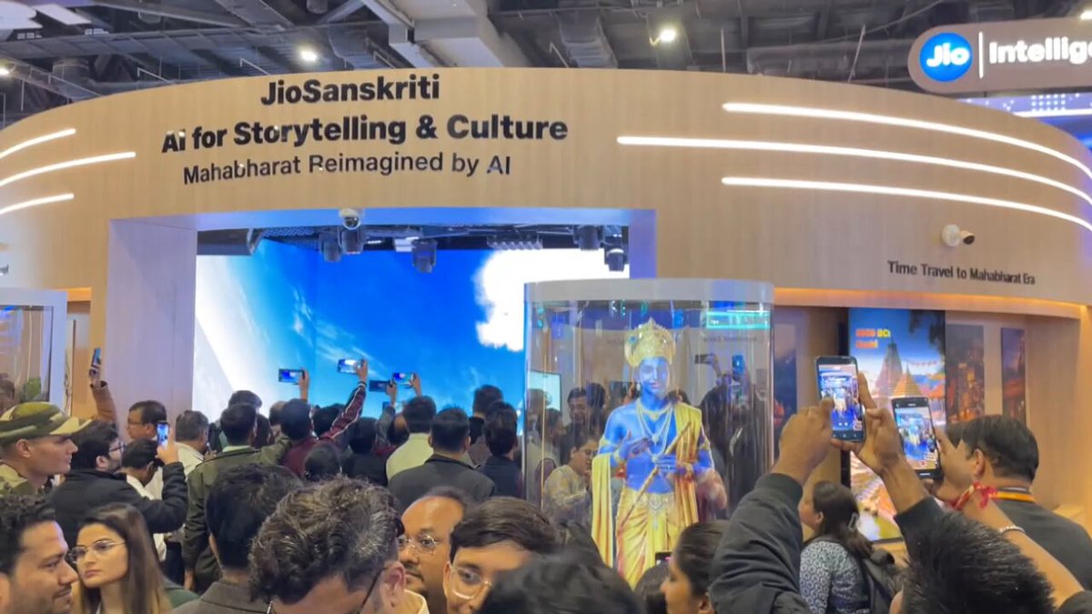 Artificial intelligence, hologram tech bring 'Arjuna', 'Lord Krishna' to life at AI Summit.