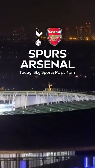 Not long to go until the north London derby ⚪🔴
