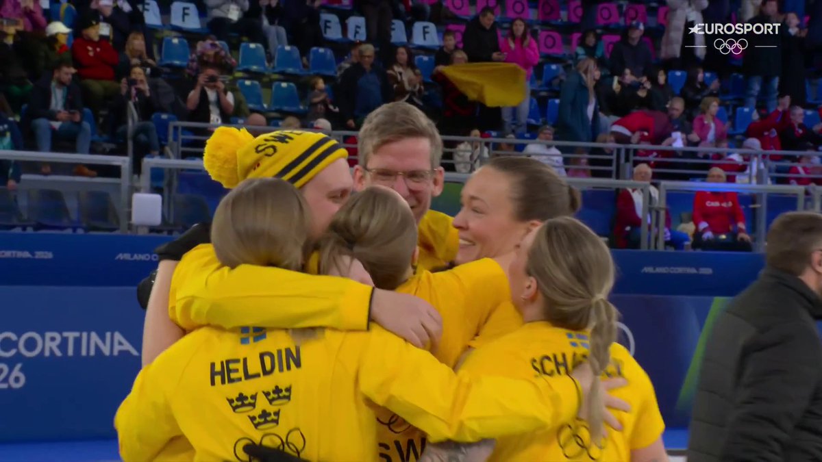 JAAAA!!! Lag Hasselborg tar hem guldet med sista stenen i sista omgången! 🇸🇪 🥇 📲 Streama hela OS i Milano Cortina 2026 på HBO Max och se det bästa på Eurosport 1.