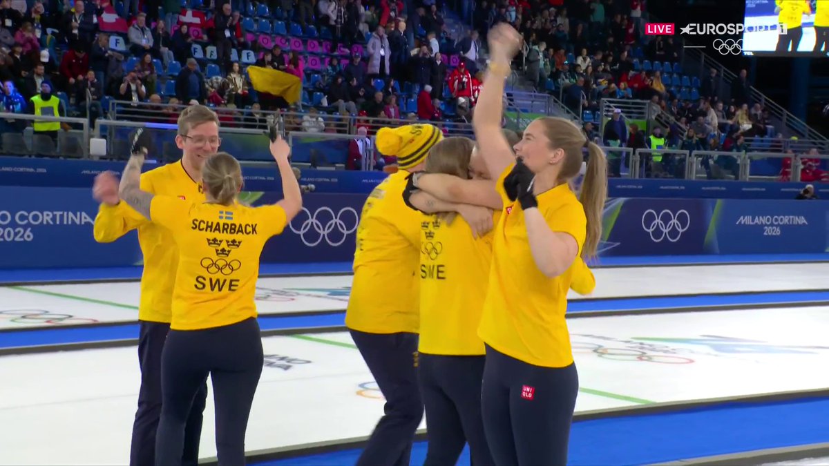 LA PIEDRA DORADA 🥌🥇 Suecia se proclama campeona olímpica femenina de curling. #MilanoCortina2026