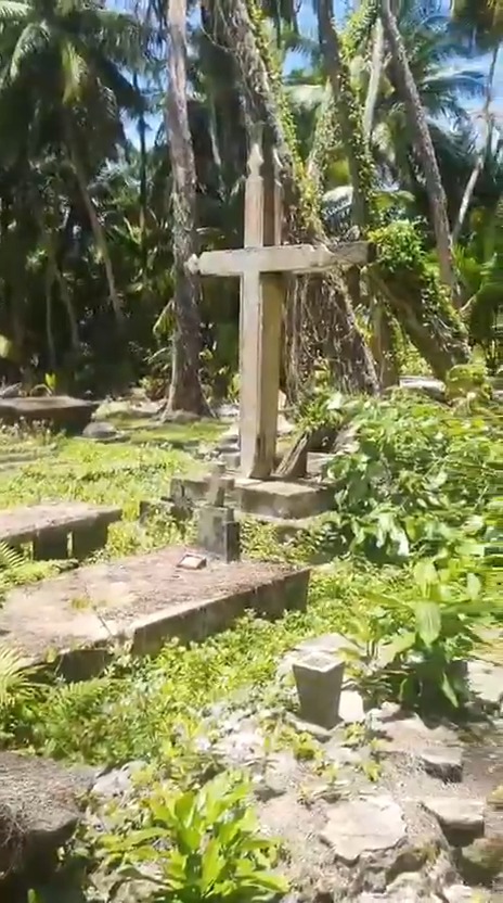 An emotional moment for the Chagossians as they visit the graves of their forebears. These people deserve a future.