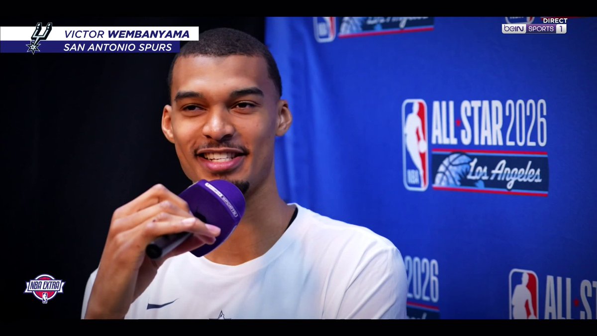 🏀 #NBAextra 🇫🇷👽 L'entretien complet de Wemby avec Remi Reverchon pendant le All Star Game ! 👀 Sa saison, la progression des Spurs, l'objectif titre, l'Équipe de France... Victor Wembanyama s'est confié en exclusivité !