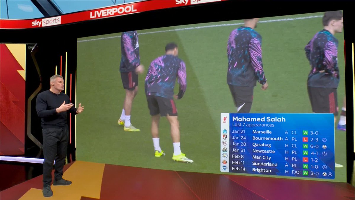 🗣️ "This team isn't the Mo Salah team anymore" Jamie Carragher shares his thoughts on Mo Salah's role at Liverpool right now 💭