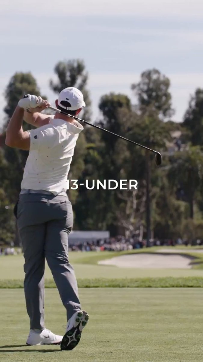 Flying through the back nine at Riviera on a Saturday with Rory McIlroy.