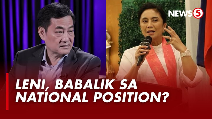 HINDI NA TATAKBO SA NATIONAL POSITION SI MAYOR LENI? Wala na umano sa planong tumakbo sa national position si Naga City Mayor Leni Robredo, ayon ‘yan kay Atty. Edwin Lacierda. Giit niya, inalay na ng alkalde ang kanyang oras para sa mga taga-Naga City.