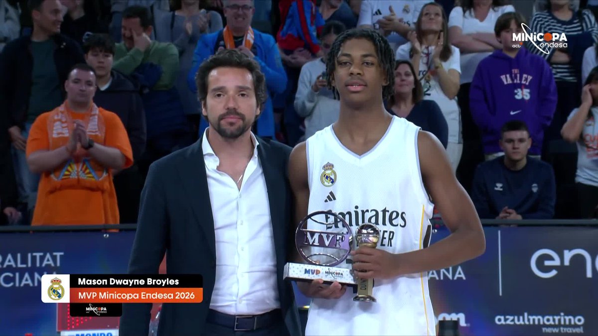 โญ๏ธ ยกMason Broyles, del Real Madrid Basket, MVP de la #MinicopaEndesa!