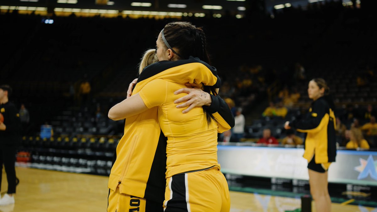 These Four 🖤💛 We know Hawkeye Nation will be extra loud for our seniors today!!