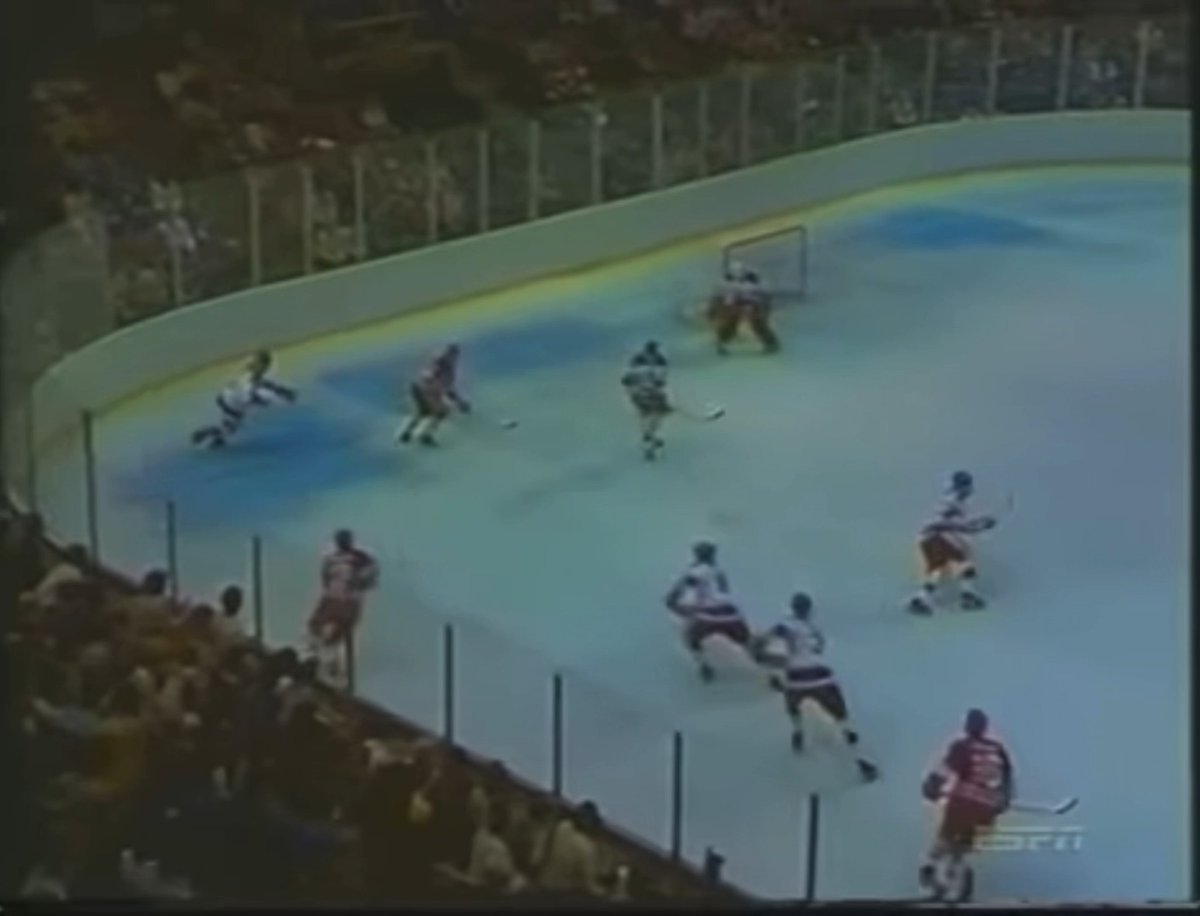 "DO YOU BELIEVE IN MIRACLES?" 🇺🇸 46 years ago today, Team USA beat the USSR in the Olympic semi-finals. Today, they won gold against Canada for the first time since those Olympic Games