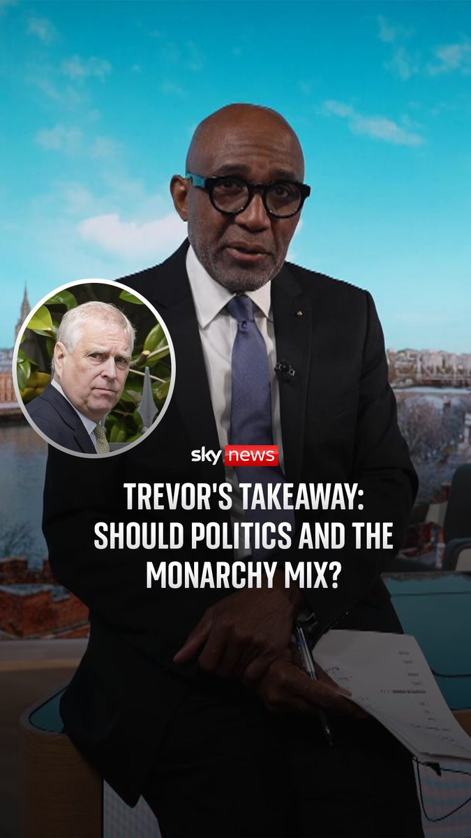 After finishing recording his Sunday morning show,Trevor Phillips reflects on the latest fallout around Andrew Mountbatten-Windsor. Should politics and the monarchy mix? 🔗You can watch Sunday Morning with Trevor Phillips here: