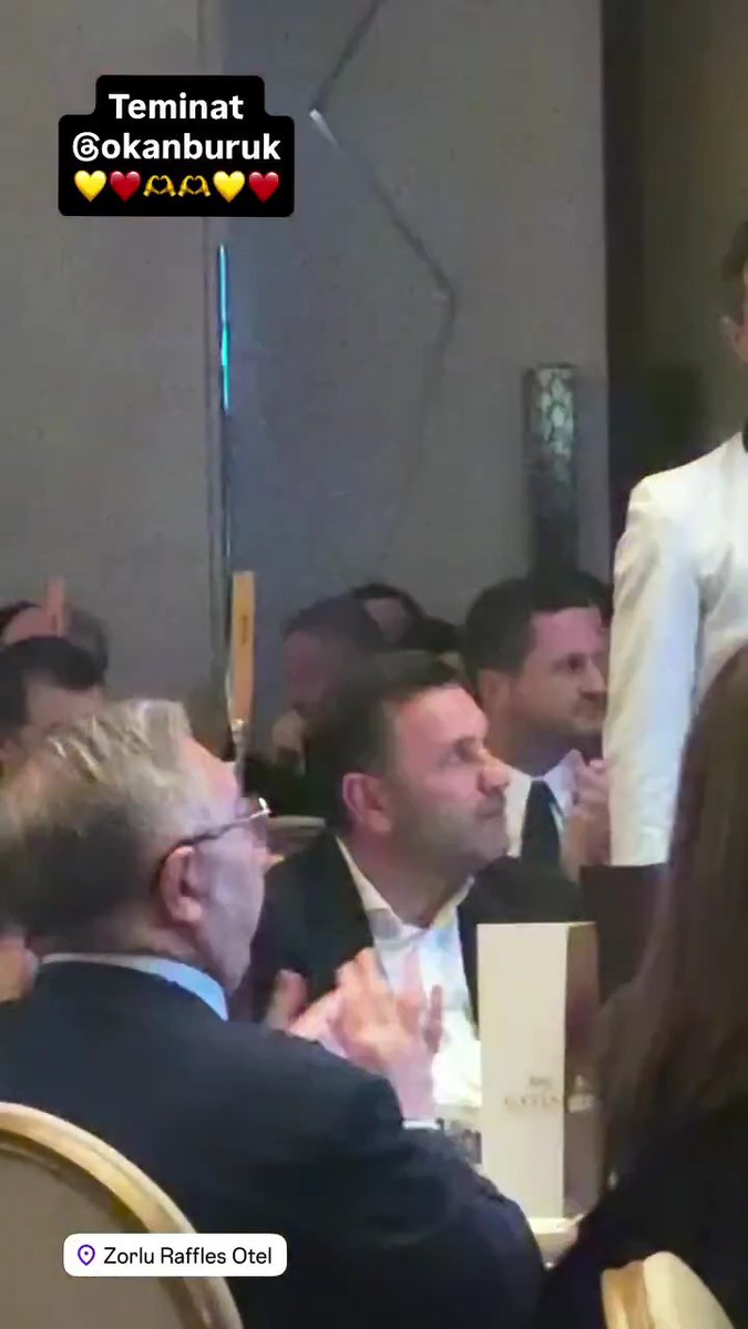 Okan Buruk'un dün geceki sözleri, GSYİAD iftarında ekrana getirildi.