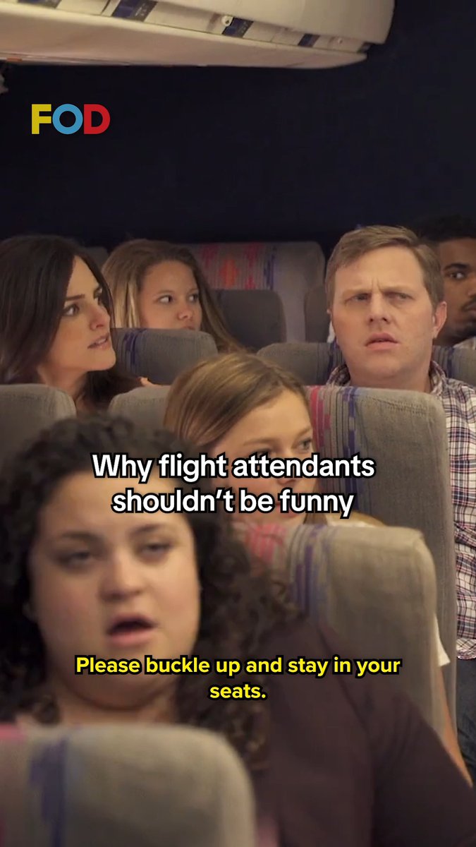 In-flight safety is no laughing matter.