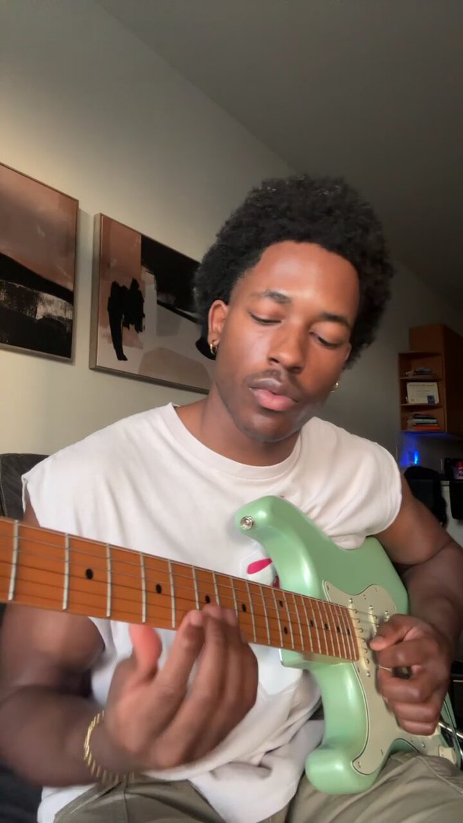 Khalil Rasheed has been documenting his journey learning guitar. This is Day 514. 🔥 What inspired you to start playing? Share with us below and take us with #FenderFeature for a chance to be featured next.