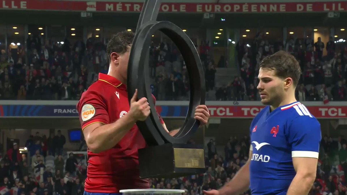 🇫🇷 Le XV de France conserve le Trophée Garibaldi 🏆 #GreatnessM6N #Since1883 #FRAITA