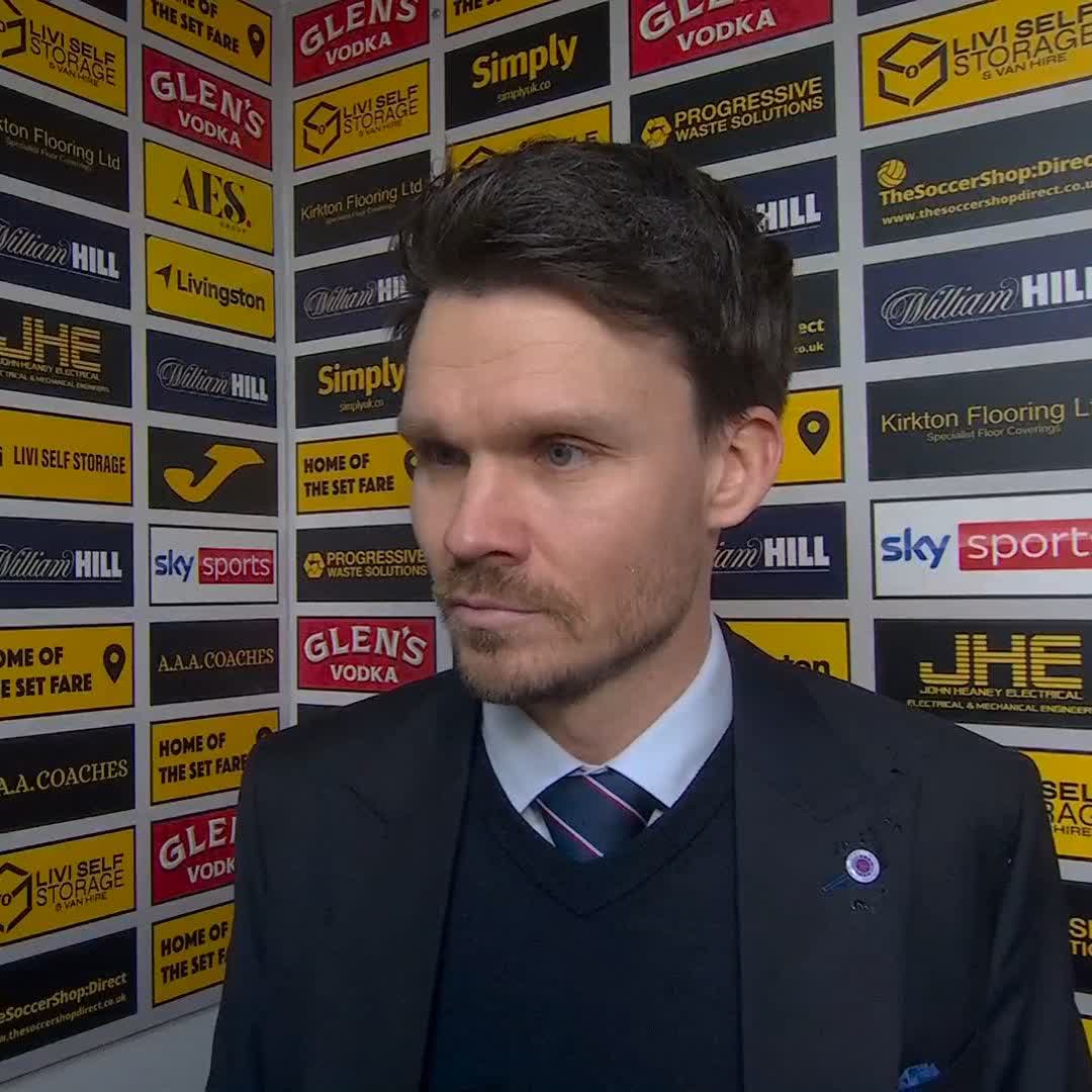 🗣️ “If there is a foul, then it’s a penalty or free kick.” 🗣️ “We are ready for this… I totally believe that we can do it.” Danny Röhl on the late drama in Rangers’ draw with Livingston and the overall title race ⤵️