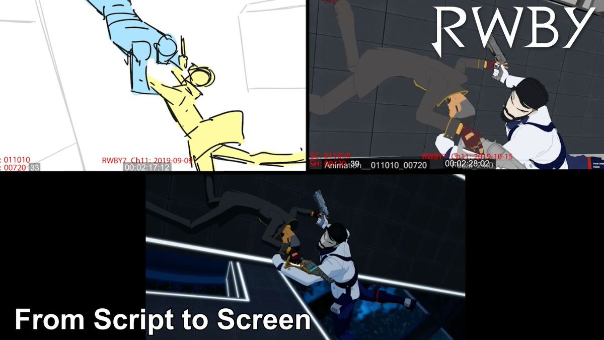 From script to screen, and many steps in between! Shoutout to CRWBY for bringing every detail to life 🔥