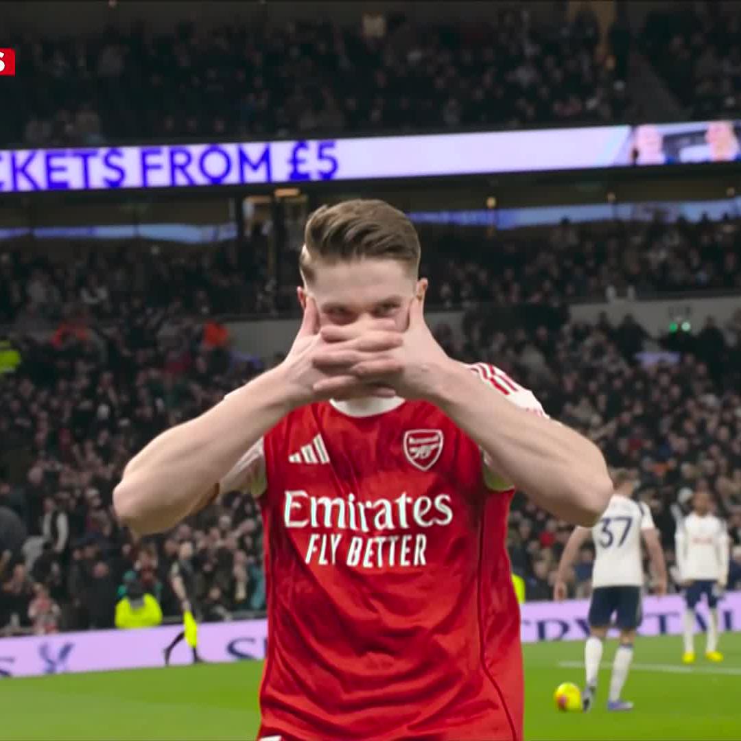 Viktor Gyökeres ⚽💥 Arsenal's striker fires them ahead at the start of the second half 👏 📺 Stream #TOTARS on DStv: #SSFootball | @Discovery_SA