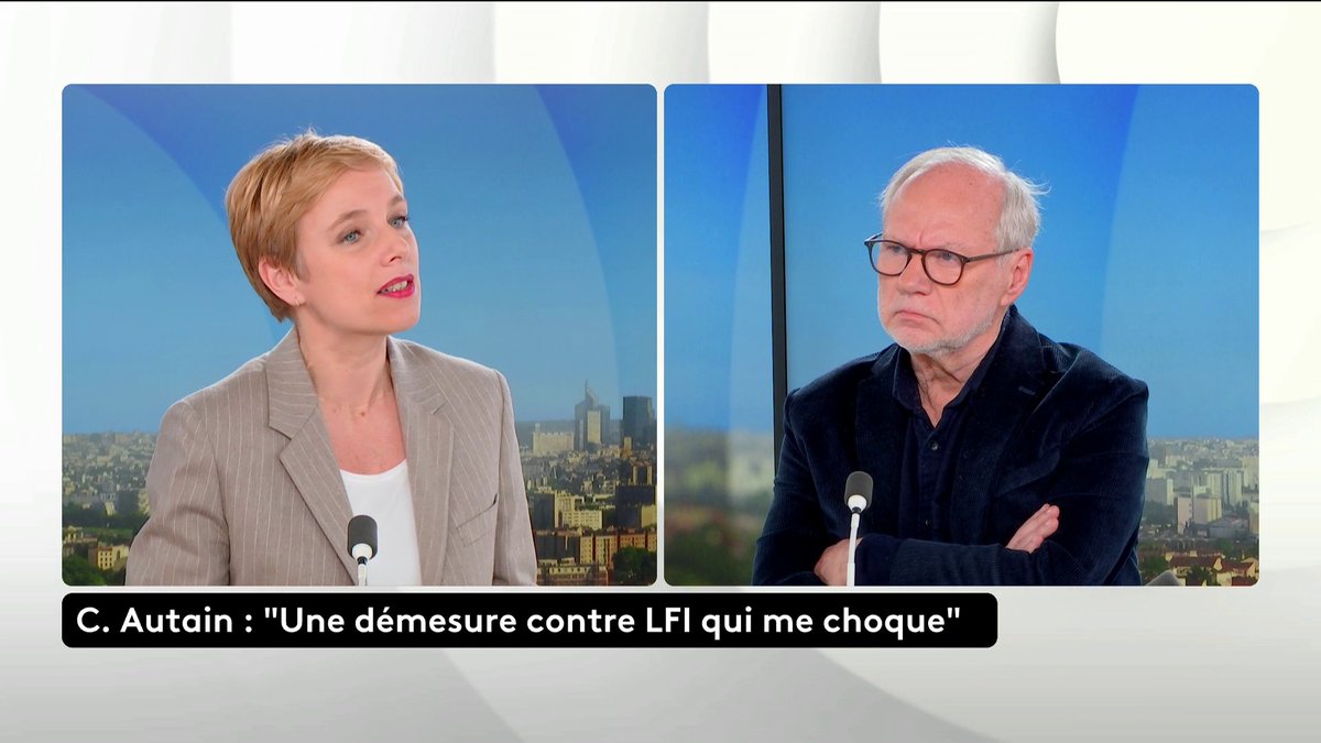 🔴 LFI : "Depuis une semaine, on assiste à un déferlement contre LFI qui banalise l’extrême droite tout en installant un cordon sanitaire contre nous. C’est un agenda politique assumé", dénonce Clémentine Autain. #ToutEstPolitique #canal16