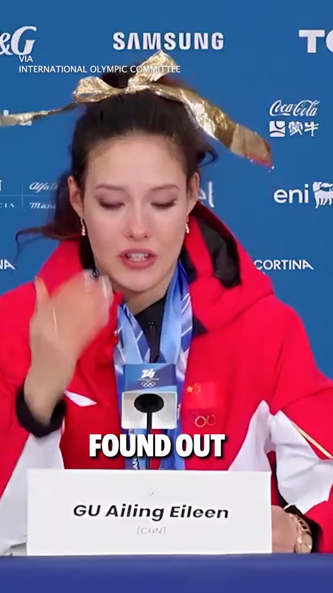 "She was a really big part of my life growing up and someone I looked up to immensely." ❤️ Eileen Gu was dealing with the recent passing of her grandmother while winning her 2nd straight Olympic halfpipe gold medal.
