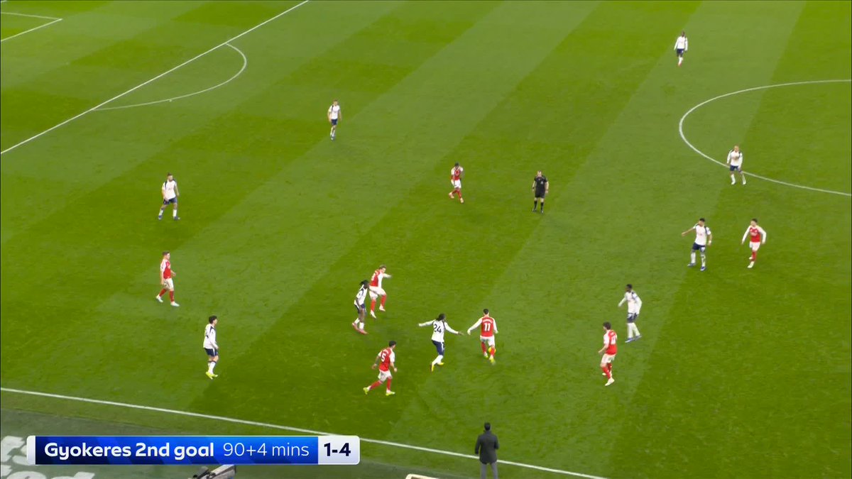 "They played to his strengths today and I think that's when you're going to get the best of Gyokeres" Theo Walcott and Jamie Redknapp analyse Viktor Gyokeres' second goal against Spurs 🔴