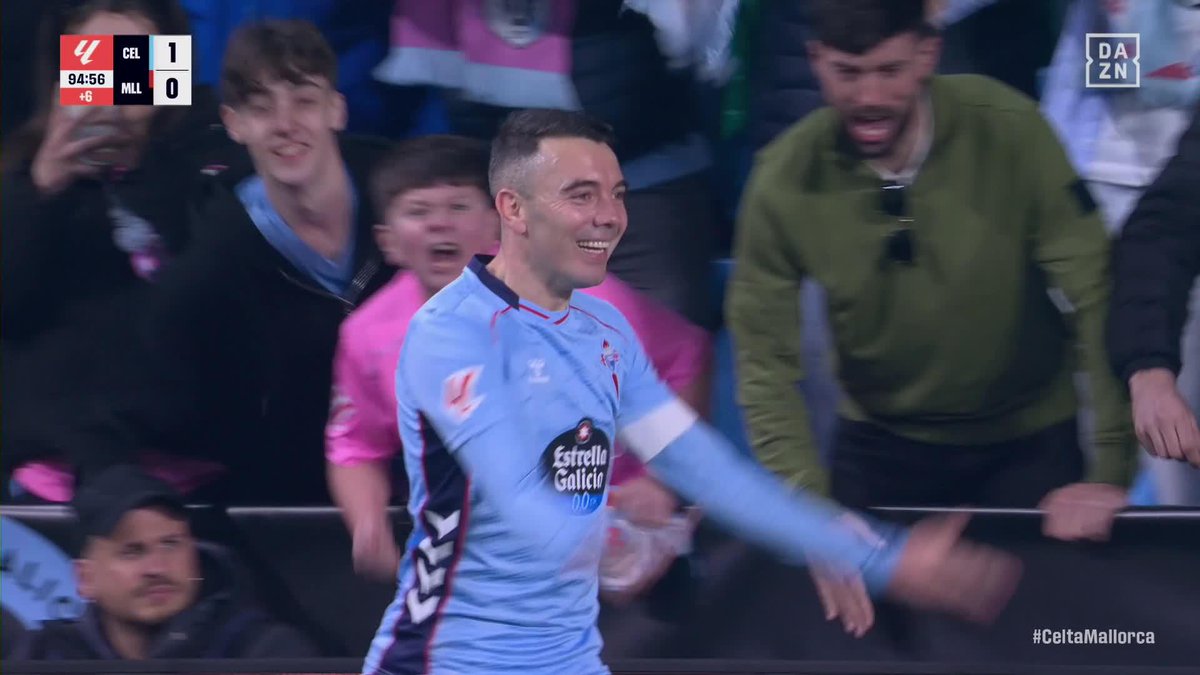 El pase de espuela. La definición de killer. El doblete del mago 🎩 Es el de siempre haciendo lo de siempre: hacer soñar al RC Celta con Europa ✨ ¡NO TE VAYAS NUNCA, IAGO! 🥹🩵 #LALIGAenDAZN ⚽