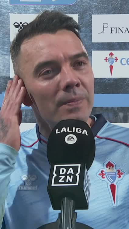 Su amor por el fútbol y por el Celta son la gasolina de Iago Aspas 🩵 "Vivo por y para ello. Todo esto es muy satisfactorio, me hace seguir con la misma ilusión" #LALIGAenDAZN ⚽