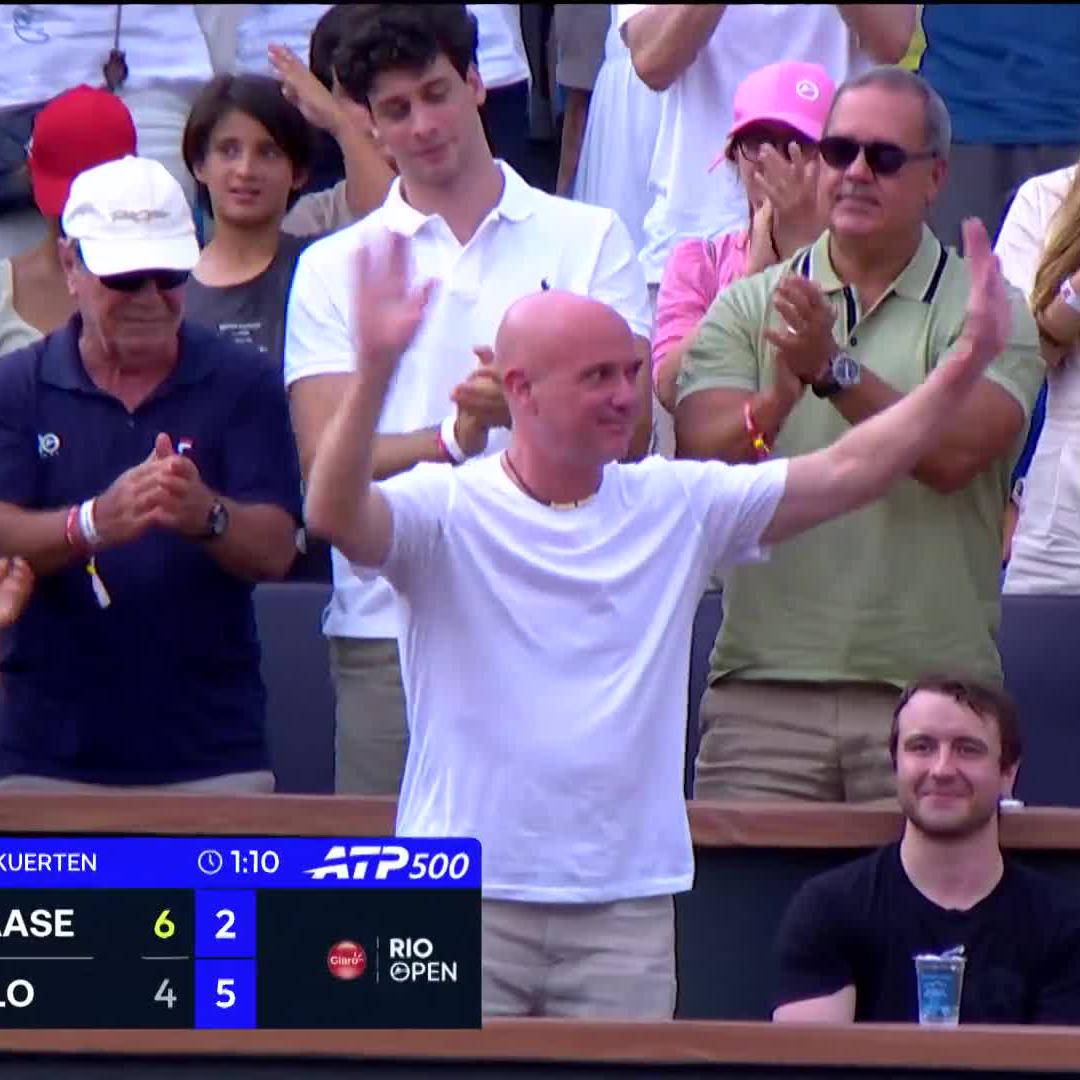 The Man. The Myth. The Legend. Welcome to Rio, Andre Agassi 👋 Rio Open